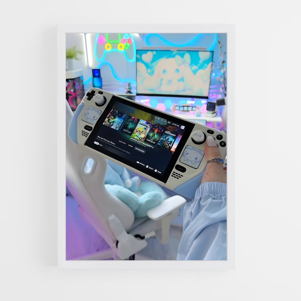 Poster Steam de deck – affiche Consoles (vue 3)